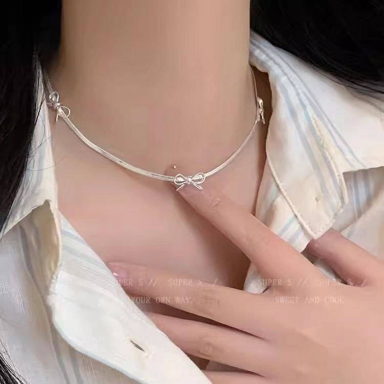 گردنبند ماری طرح پاپیون